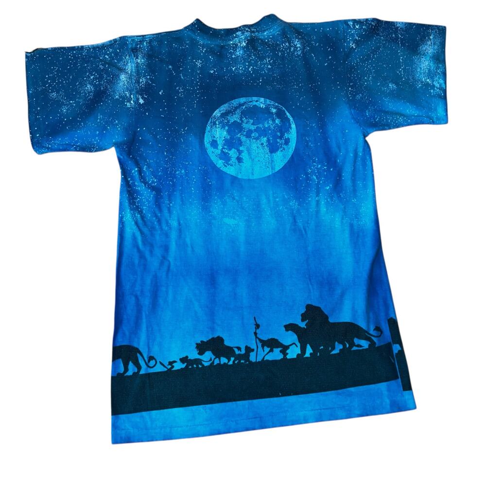Vintage Disney's Lion King single stitch embroidered double sided t-shirt - Picture 3 of 8